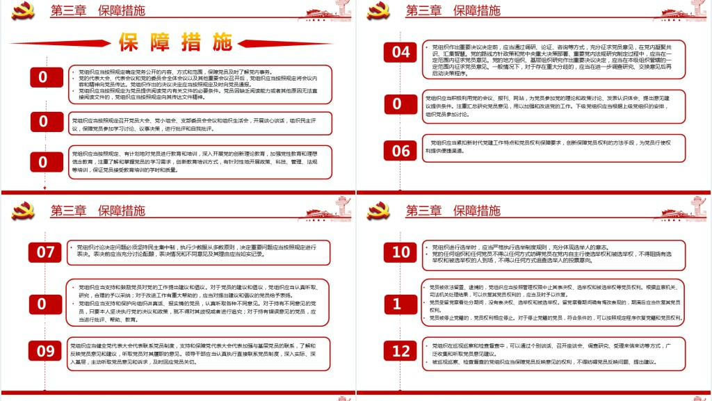 中共中央印发《中国共产党党员权利保障条例》PPT党课 中共中央印发《中国共产党党员权利保障条例》PPT党课