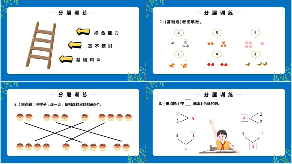 部编版一年级上册数学分与合PPT课件 部编版一年级上册数学分与合PPT课件