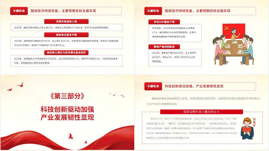 国民经济量增质升“十四五”实现良好开局PPT党课 国民经济量增质升“十四五”实现良好开局PPT党课