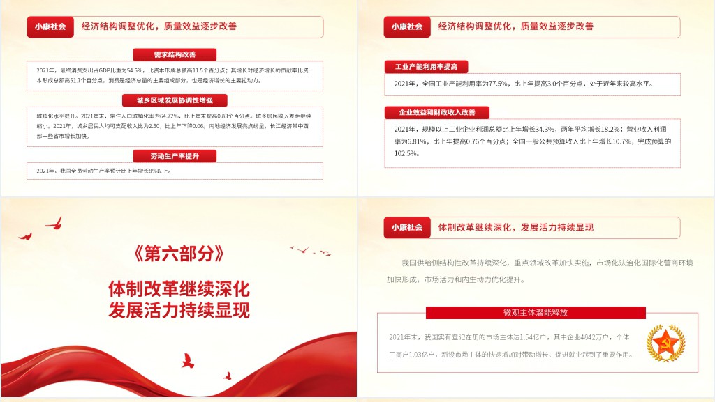国民经济量增质升“十四五”实现良好开局PPT党课 国民经济量增质升“十四五”实现良好开局PPT党课