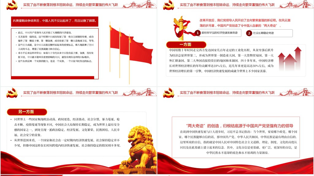 中国共产党最有理由自信党的百年光辉历程和历史贡献PPT党课 中国共产党最有理由自信党的百年光辉历程和历史贡献PPT党课