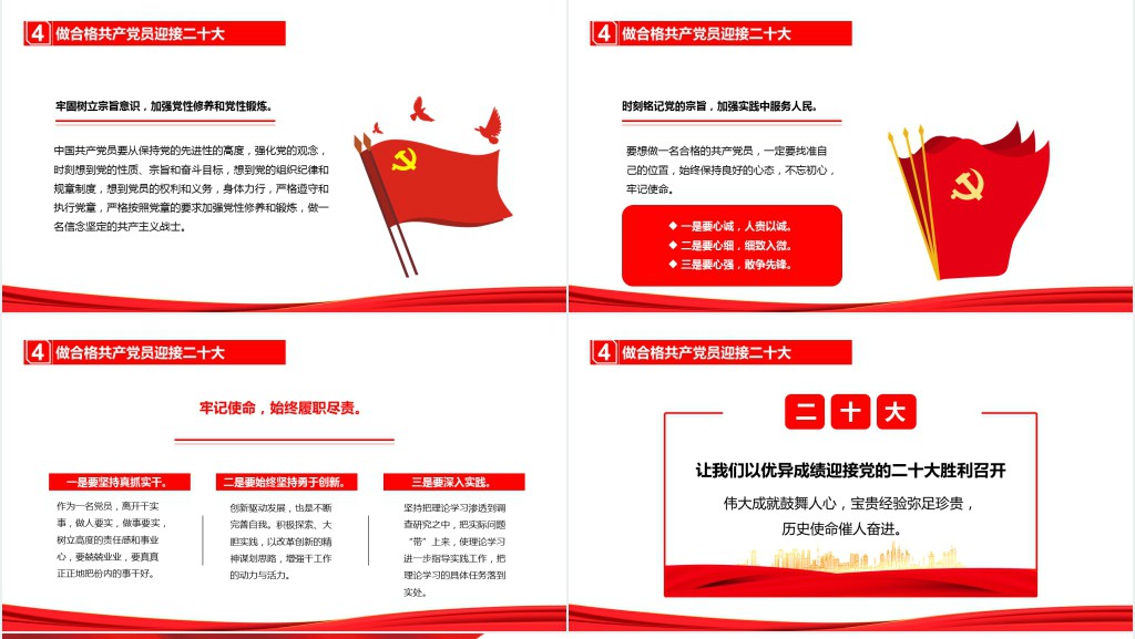 了解二十大及二十大代表应当具备的条件PPT党课 了解二十大及二十大代表应当具备的条件PPT党课