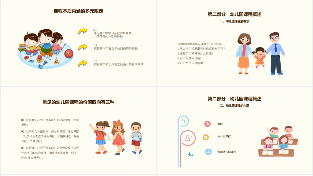 幼儿园教育活动设计与实施PPT模板 幼儿园教育活动设计与实施PPT模板