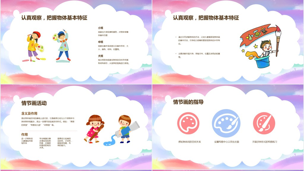幼儿园教育活动设计与指导PPT模板 幼儿园教育活动设计与指导PPT模板