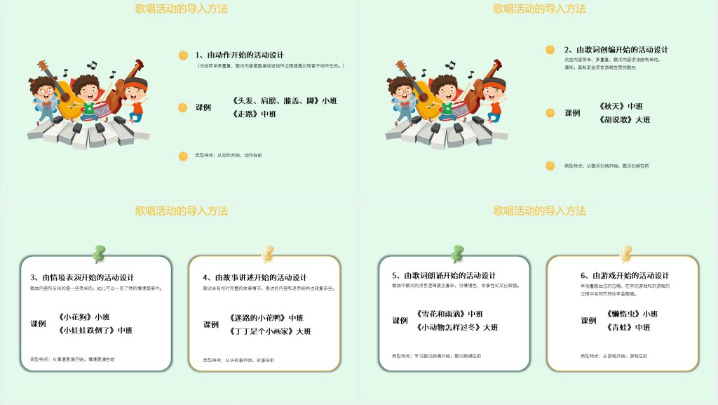 幼儿园音乐教育活动指导PPT课件 幼儿园音乐教育活动指导PPT课件