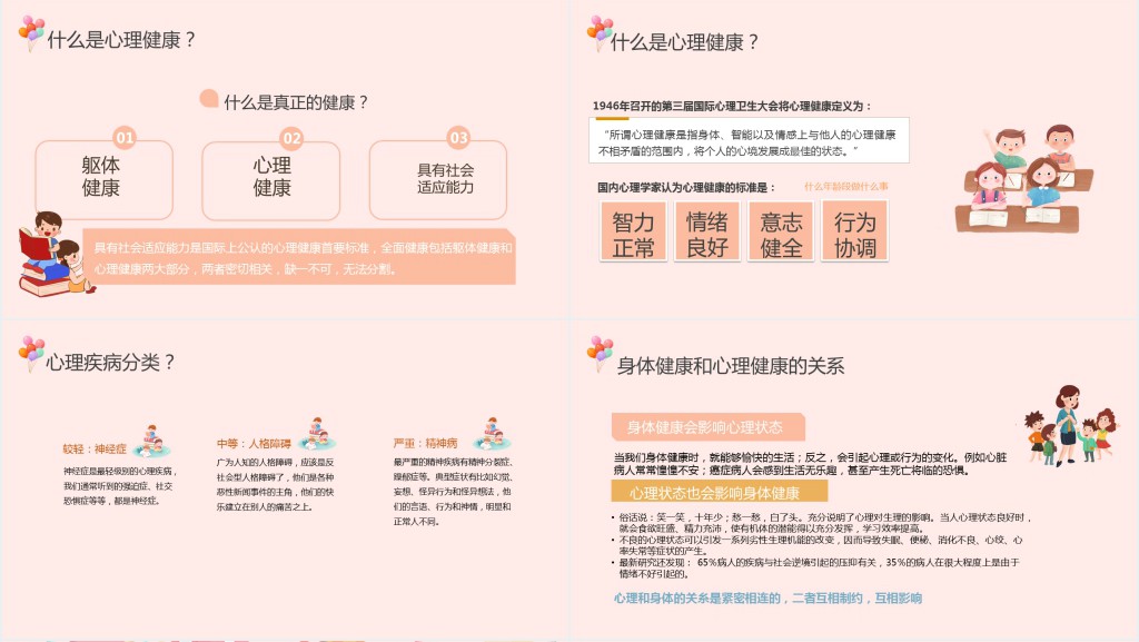 中小学生心理健康讲座主题PPT课件 中小学生心理健康讲座主题PPT课件