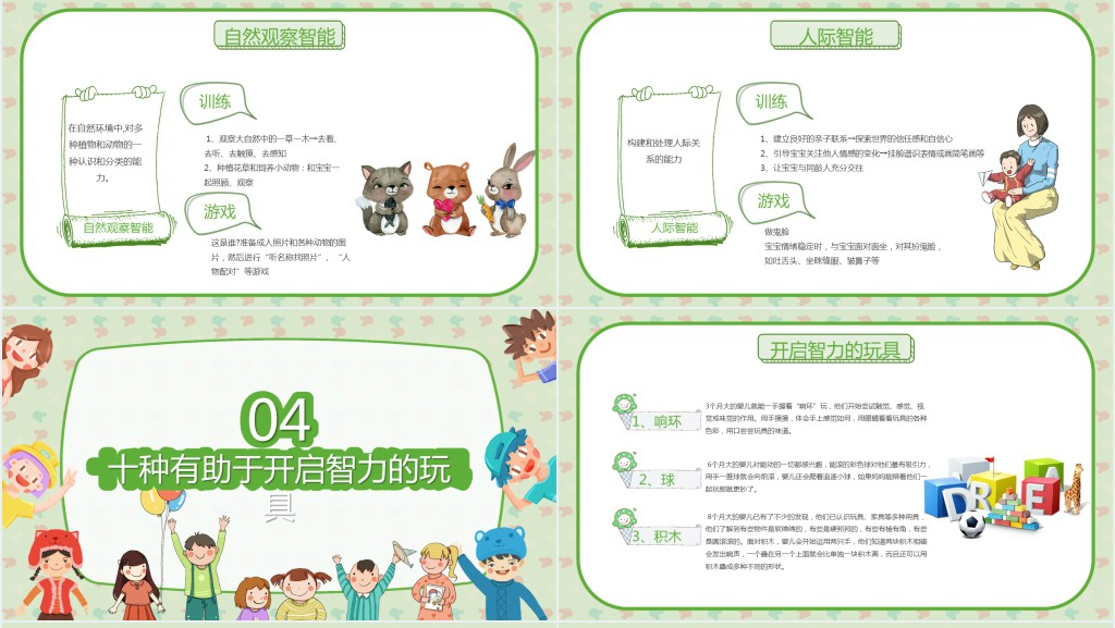 婴幼儿早期教育小知识内容PPT课件 婴幼儿早期教育小知识内容PPT课件