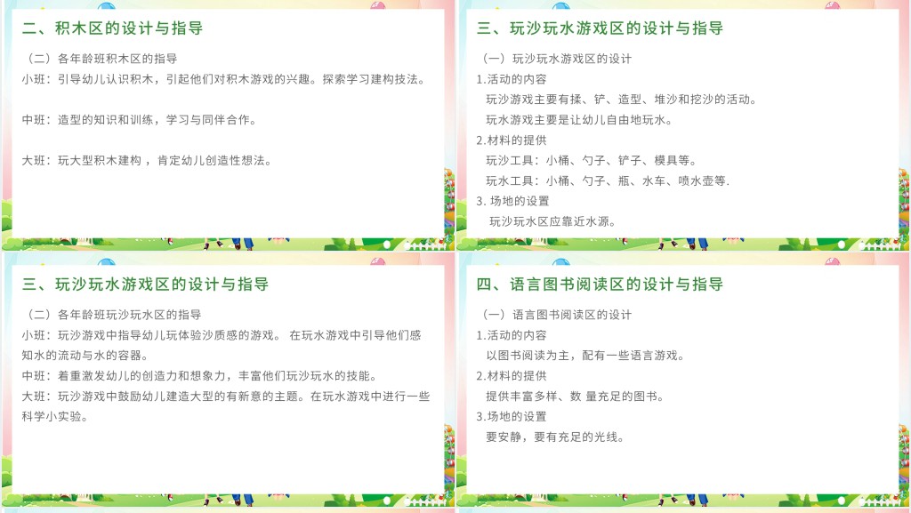幼儿园教育活动设计与指导试教PPT模板 幼儿园教育活动设计与指导试教PPT模板