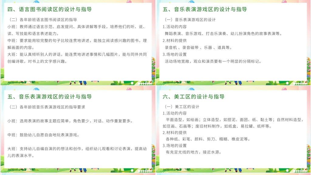 幼儿园教育活动设计与指导试教PPT模板 幼儿园教育活动设计与指导试教PPT模板