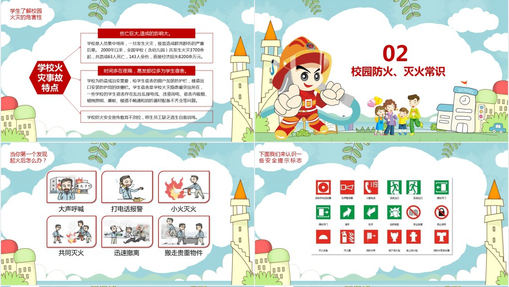 小学生消防安全基本知识PPT课件 小学生消防安全基本知识PPT课件