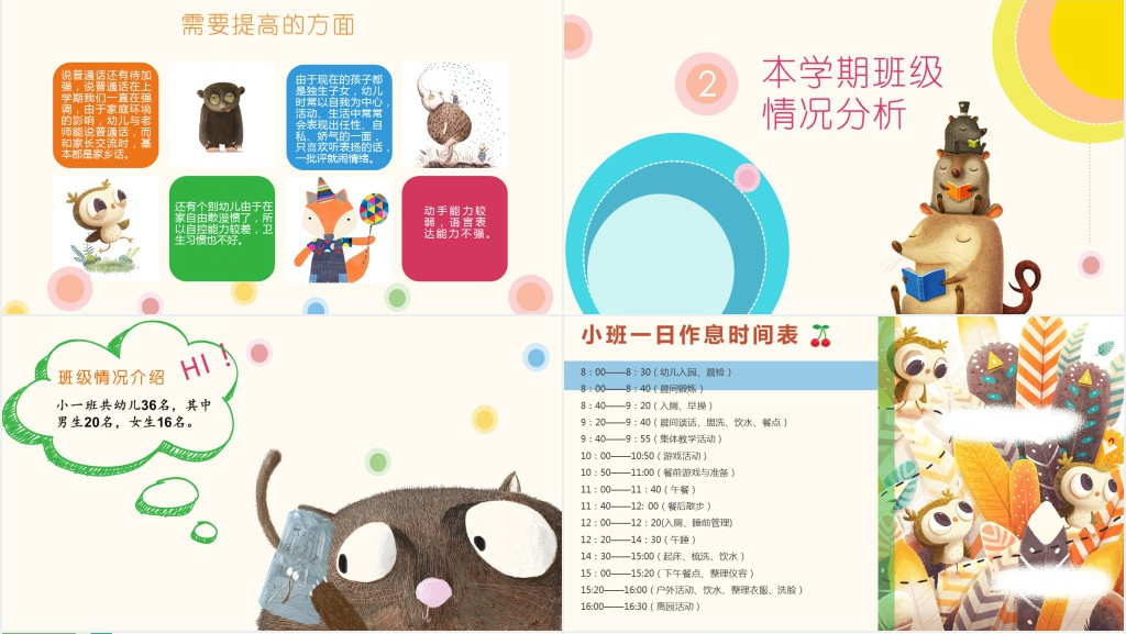 幼儿园小班家长会内容PPT模板 幼儿园小班家长会内容PPT模板