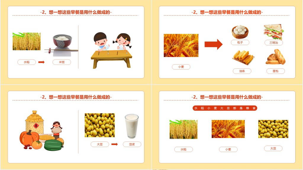 幼儿节约粮食从我做起教案PPT课件 幼儿节约粮食从我做起教案PPT课件