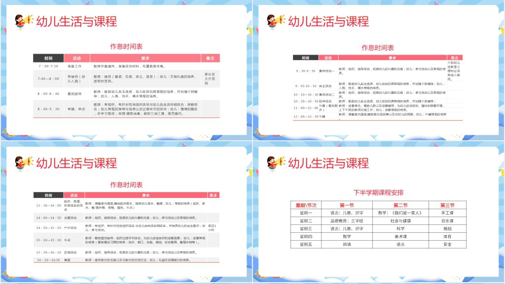 幼儿园小班期中家长会主题PPT模板 幼儿园小班期中家长会主题PPT模板