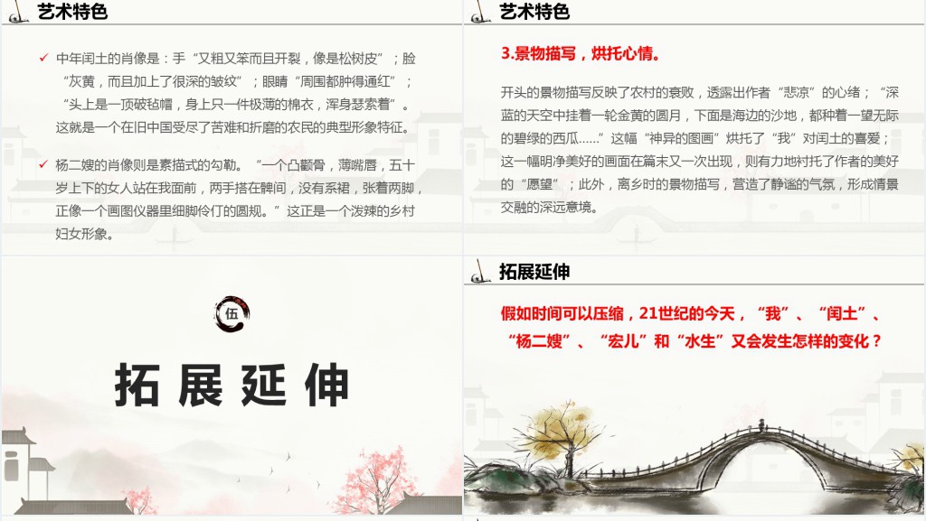 九年级语文上册《故乡》第二课时PPT课件 九年级语文上册《故乡》第二课时PPT课件