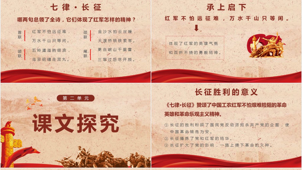 六年级语文上册《七律长征》第二课时PPT课件 六年级语文上册《七律长征》第二课时PPT课件