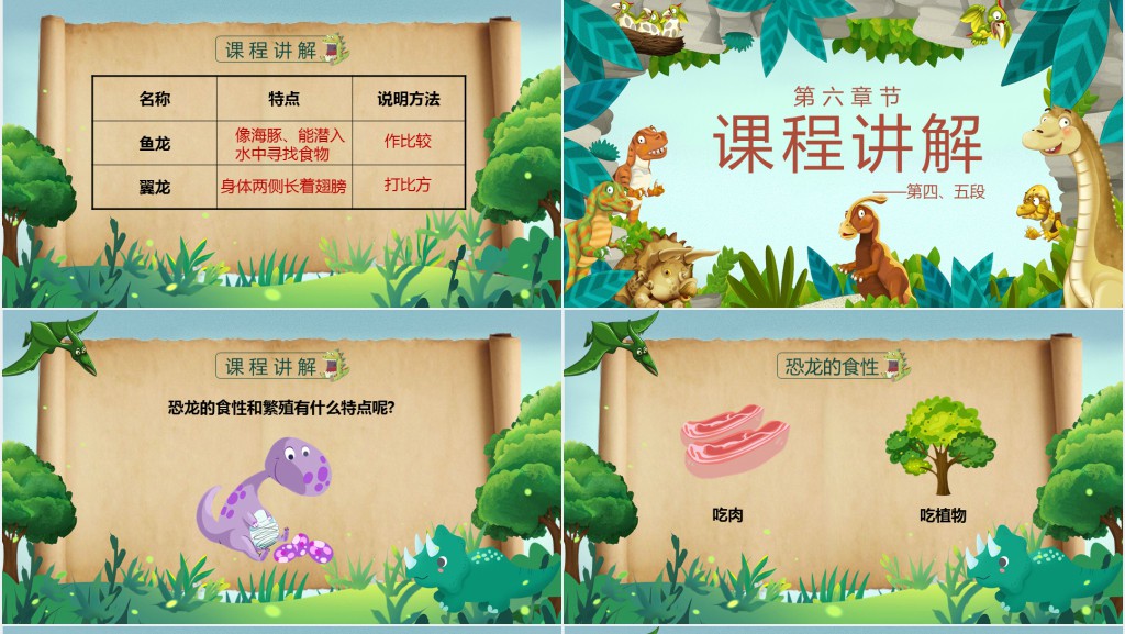 苏教版三年级语文下册《恐龙》PPT课件 苏教版三年级语文下册《恐龙》PPT课件