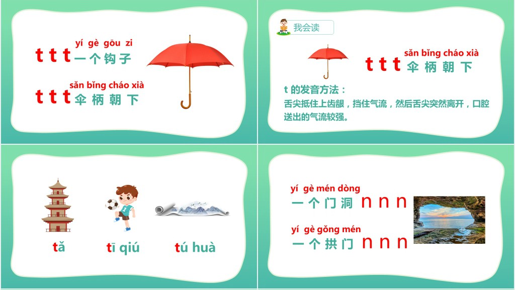 小学一年级语文上册汉语拼音《d t n l》PPT课件 小学一年级语文上册汉语拼音《d t n l》PPT课件