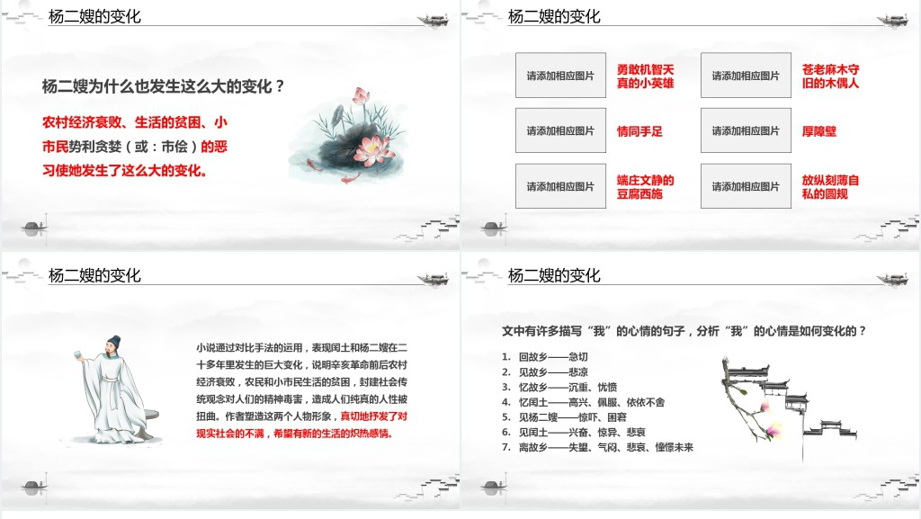 部编版九年级语文上册《故乡》第一课时PPT课件 部编版九年级语文上册《故乡》第一课时PPT课件