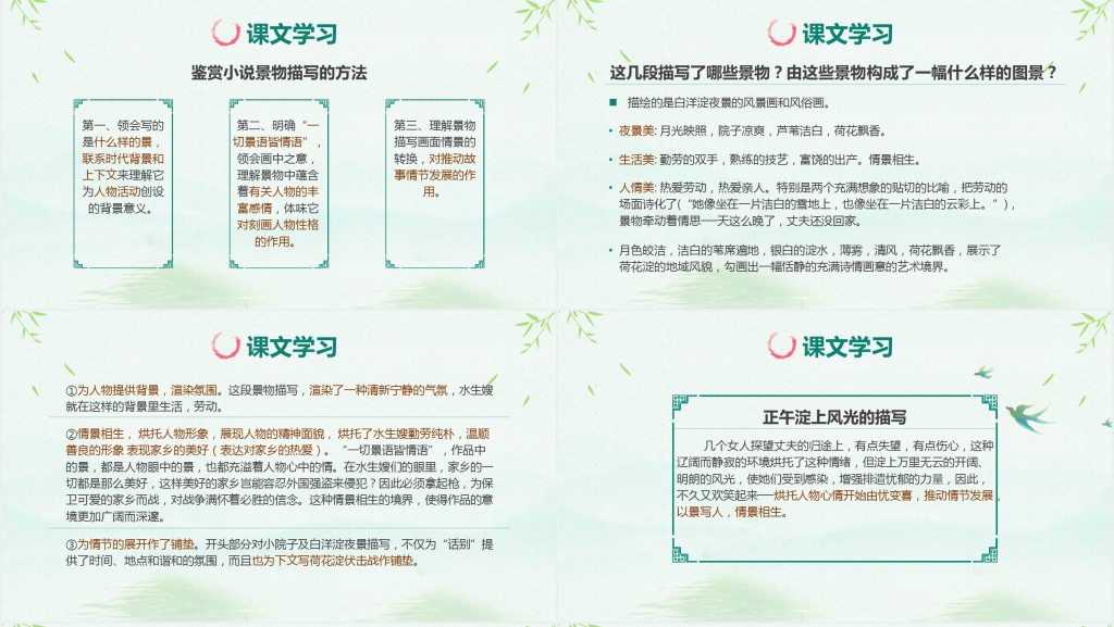 高二语文上册《荷花淀》课件 高二语文上册《荷花淀》课件