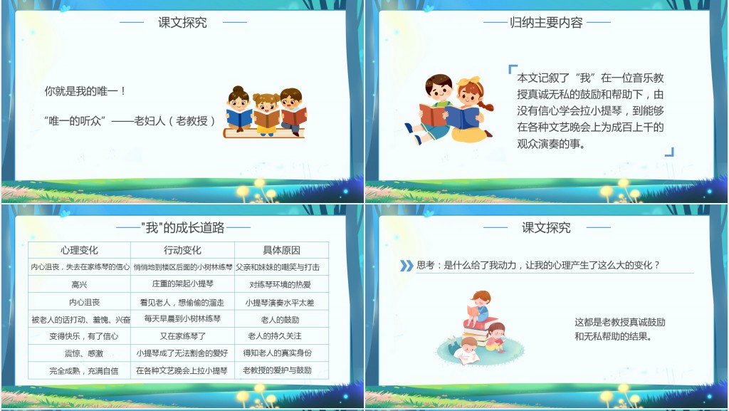 小学六年级语文上册《唯一的听众》PPT课件 小学六年级语文上册《唯一的听众》PPT课件