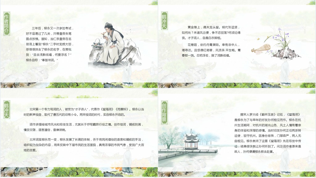 高一语文必修四《望海潮》PPT课件