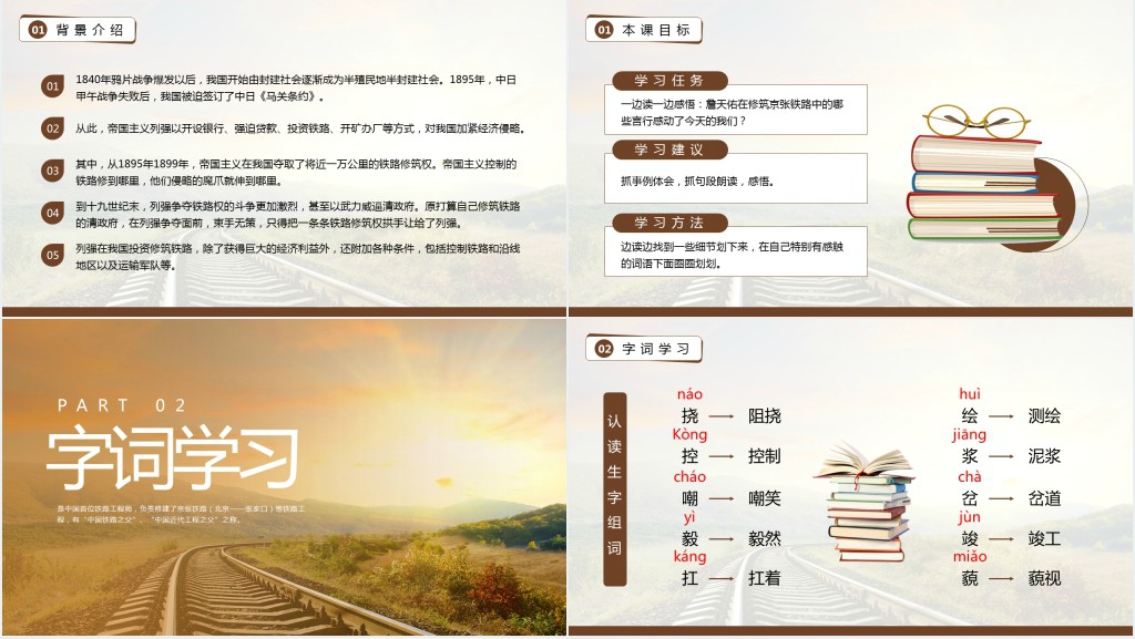 人教版小学六年级上册《詹天佑》PPT课件 人教版小学六年级上册《詹天佑》PPT课件
