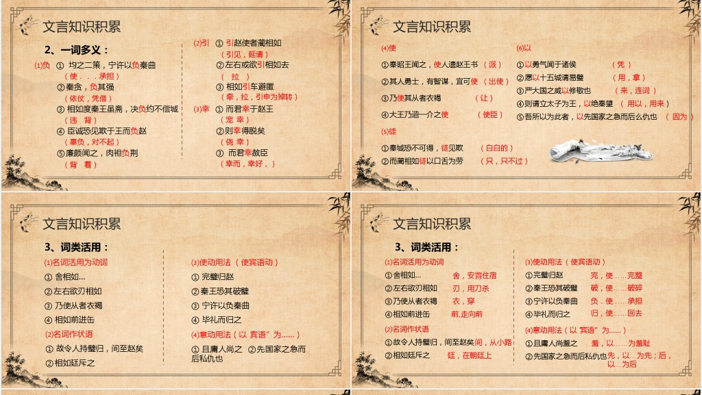 高二语文必修四《廉颇蔺相如列传》PPT课件 高二语文必修四《廉颇蔺相如列传》PPT课件