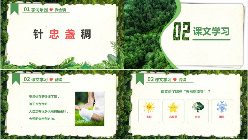 小学二年级语文下册《要是你在野外迷了路》PPT课件 小学二年级语文下册《要是你在野外迷了路》PPT课件