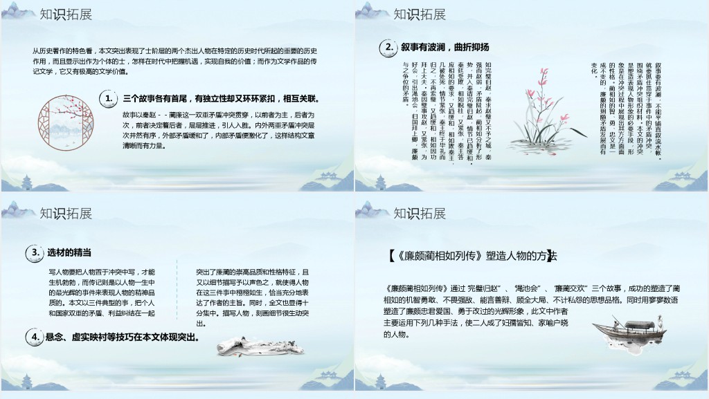 语文必修四《廉颇蔺相如列传》教案PPT课件 语文必修四《廉颇蔺相如列传》教案PPT课件