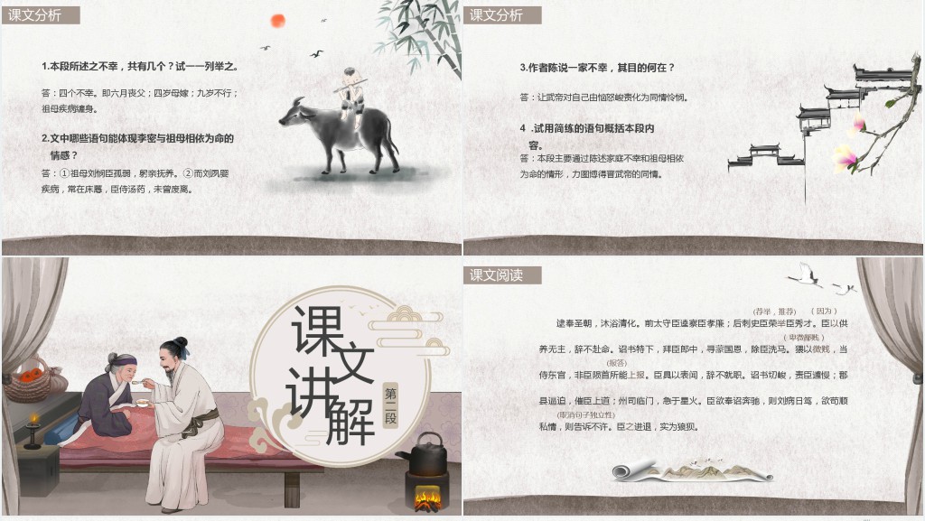 高二语文上册《陈情表》PPT课件 高二语文上册《陈情表》PPT课件