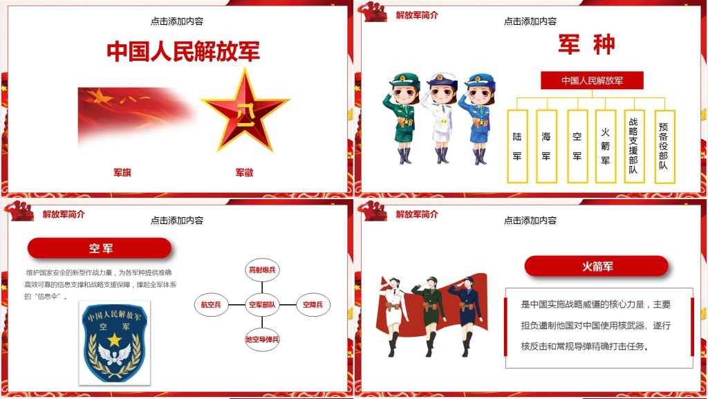 欢庆八一建军92周年主题班会PPT课件