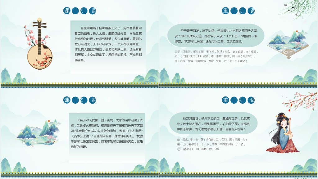 高二语文上册《伶官传序》PPT课件 高二语文上册《伶官传序》PPT课件