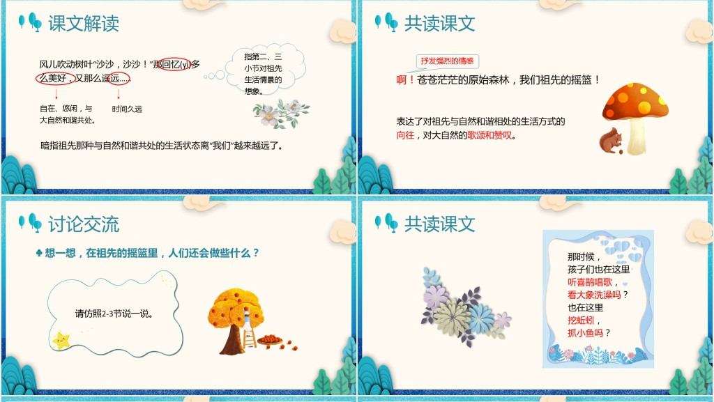 小学语文《祖先的摇篮》PPT课件 小学语文《祖先的摇篮》PPT课件