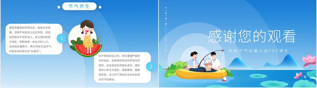 传统节气处暑介绍PPT课件 传统节气处暑介绍PPT课件