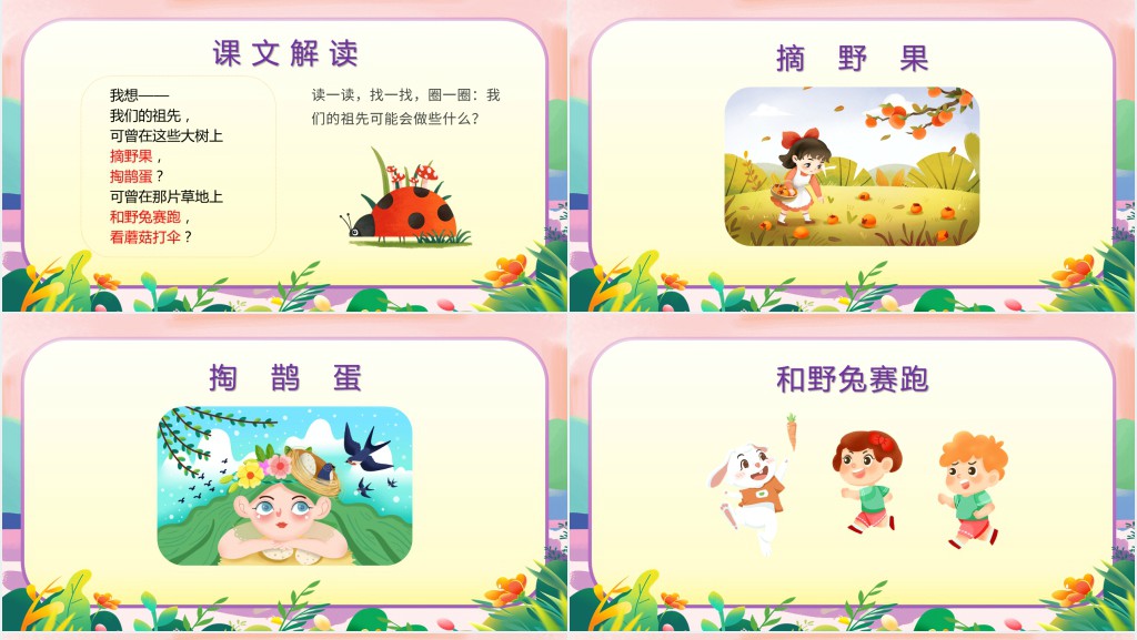 语文《祖先的摇篮》教学PPT课件 语文《祖先的摇篮》教学PPT课件
