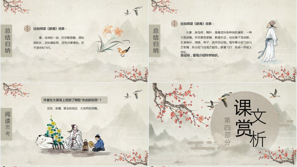 语文《大雁归来》PPT课件 语文《大雁归来》PPT课件
