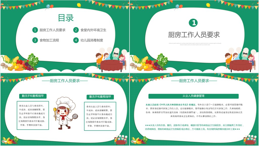 幼儿园食品安全培训内容PPT课件 幼儿园食品安全培训内容PPT课件