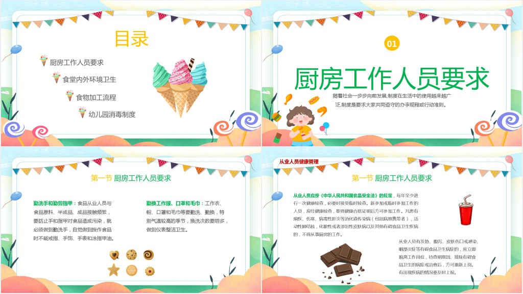 幼儿园食堂厨房安全培训PPT课件