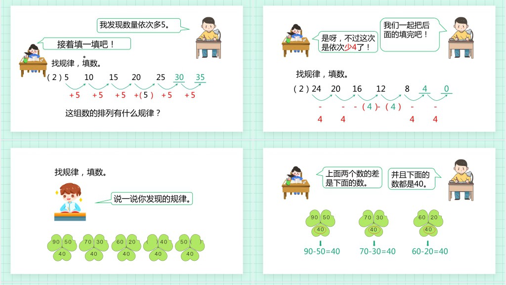 人教版《找规律》教案PPT课件 人教版《找规律》教案PPT课件