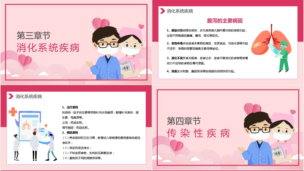 学前儿童常见疾病防护知识PPT模板 学前儿童常见疾病防护知识PPT模板