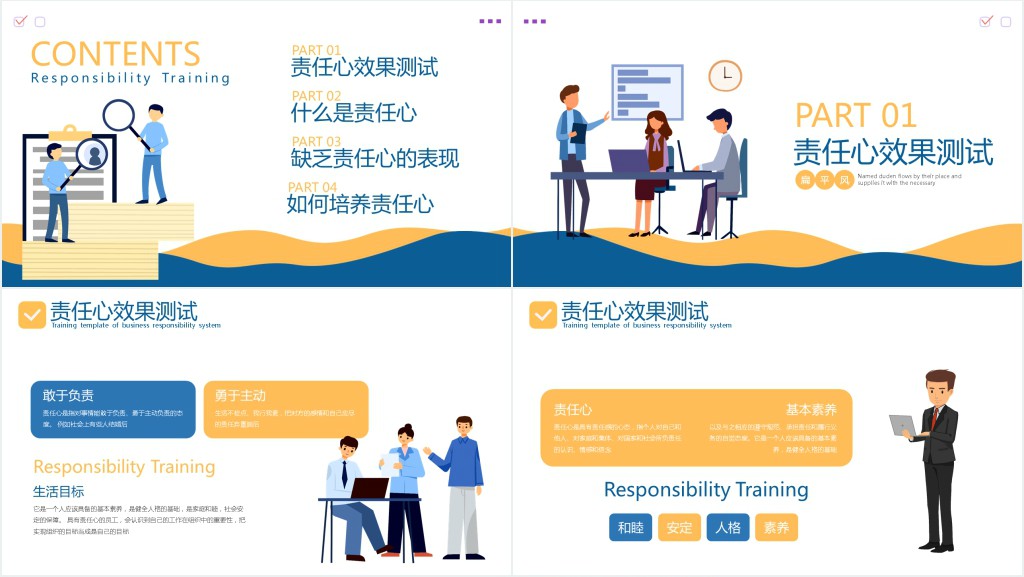 责任体系建设培训PPT模板