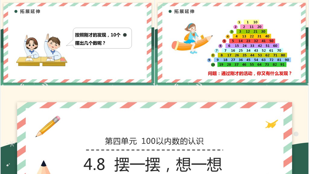人教版小学一年级数学下册《摆一摆、想一想》PPT课件 人教版小学一年级数学下册《摆一摆、想一想》PPT课件