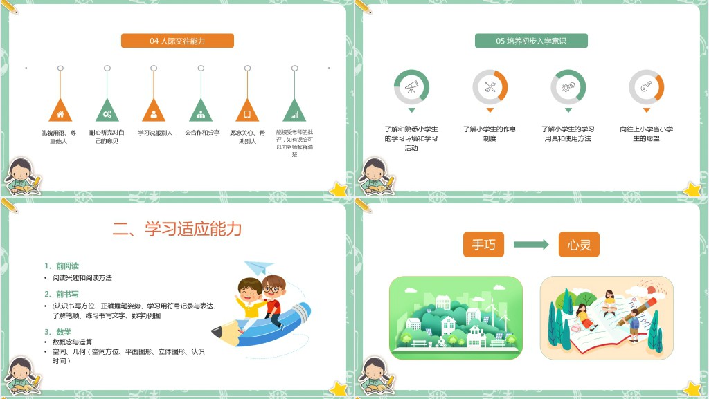幼小衔接大班毕业家长会PPT模板 幼小衔接大班毕业家长会PPT模板