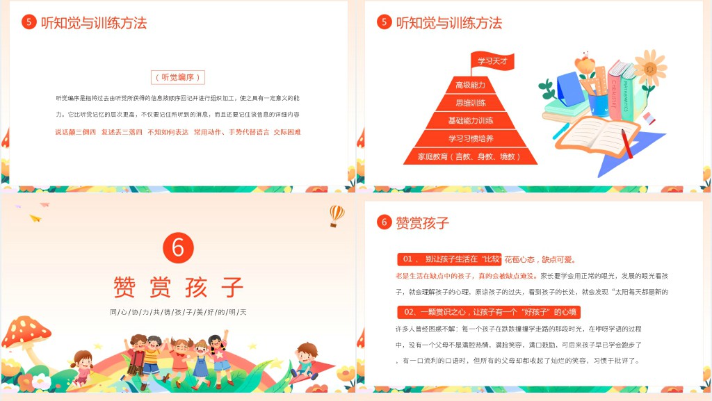 大班幼小衔接专注力家长会PPT模板 大班幼小衔接专注力家长会PPT模板