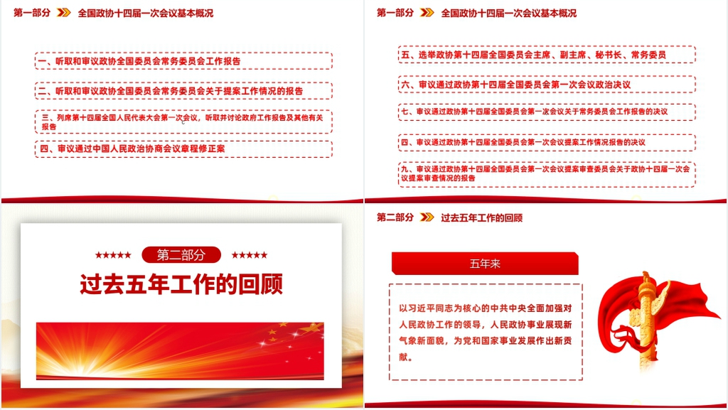 2023年全国两会政协常委会工作报告PPT党课 2023年全国两会政协常委会工作报告PPT党课