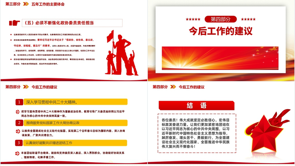 2023年全国两会政协常委会工作报告PPT党课 2023年全国两会政协常委会工作报告PPT党课