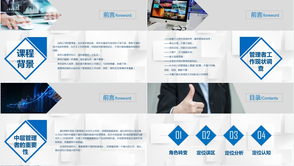 企业高层管理者的角色定位及认知PPT模板 企业高层管理者的角色定位及认知PPT模板