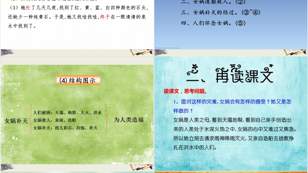 女娲补天PPT教学设计 女娲补天PPT教学设计