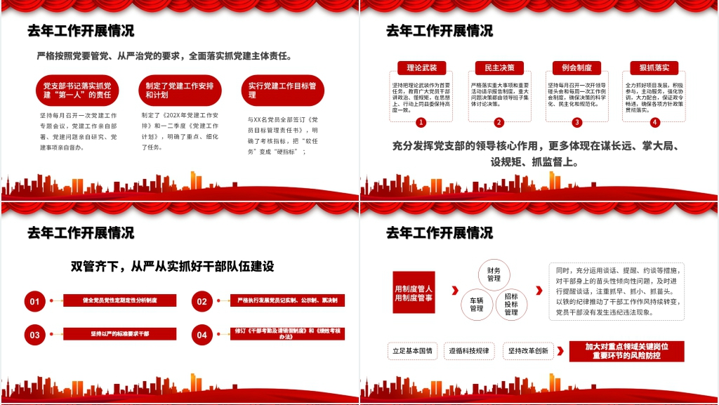 党务不忘初心工作汇报总结PPT模板 党务不忘初心工作汇报总结PPT模板