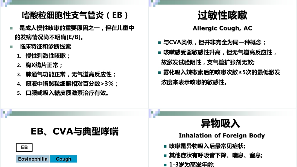 儿童慢性咳嗽的诊治指南PPT课件 儿童慢性咳嗽的诊治指南PPT课件
